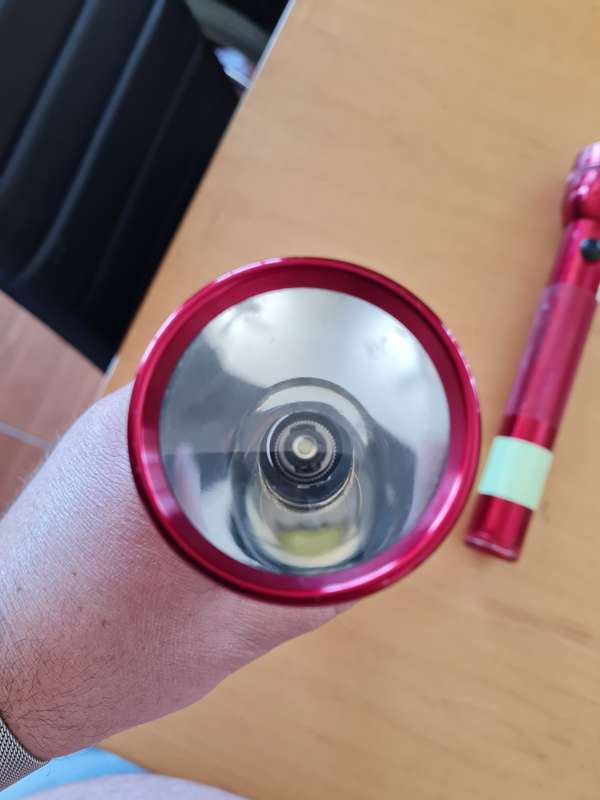 Pair of maglite flashlights working
