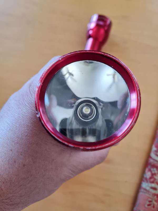 Pair of maglite flashlights working