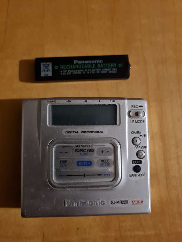 Panasonic minidisc player untested