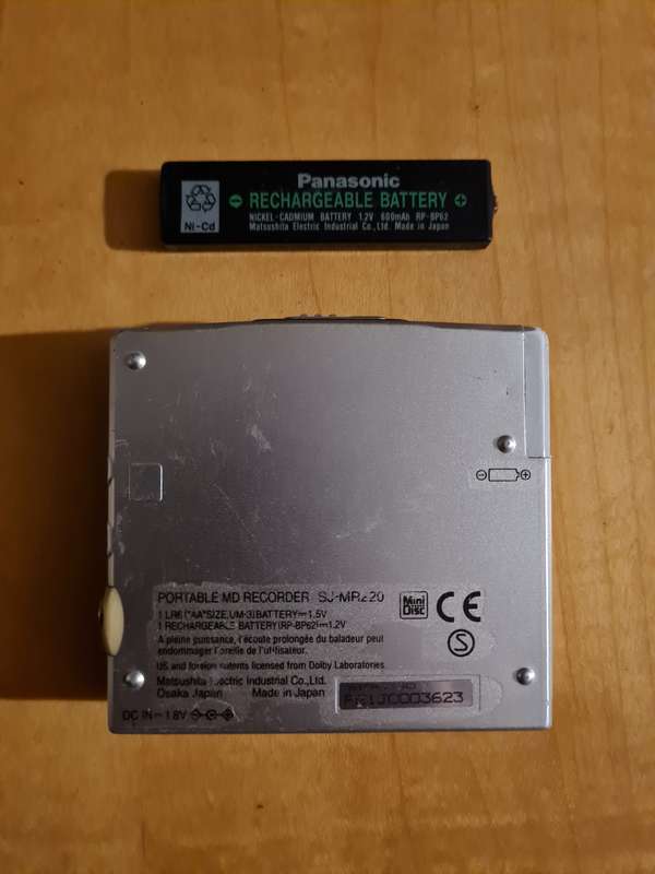 Panasonic minidisc player untested