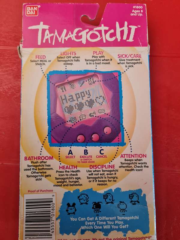Original tamagotchi from 1996