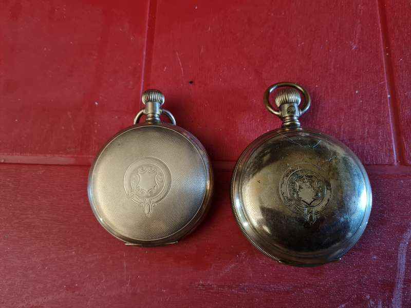Lot of Elgin pocket watches not working