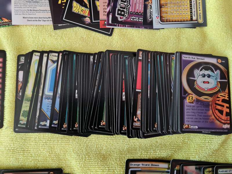 Lot of 320 dragon ball z card game cards