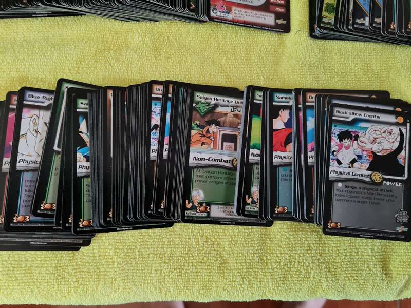Lot of 320 dragon ball z card game cards