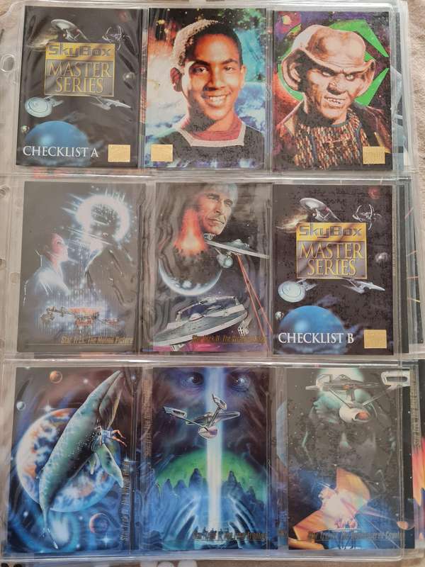 Lot of star trek trading cards