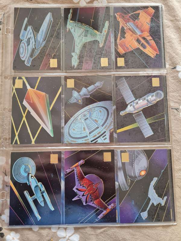 Lot of star trek trading cards