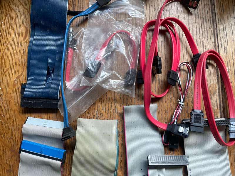 Joblot pc sata and ide cables