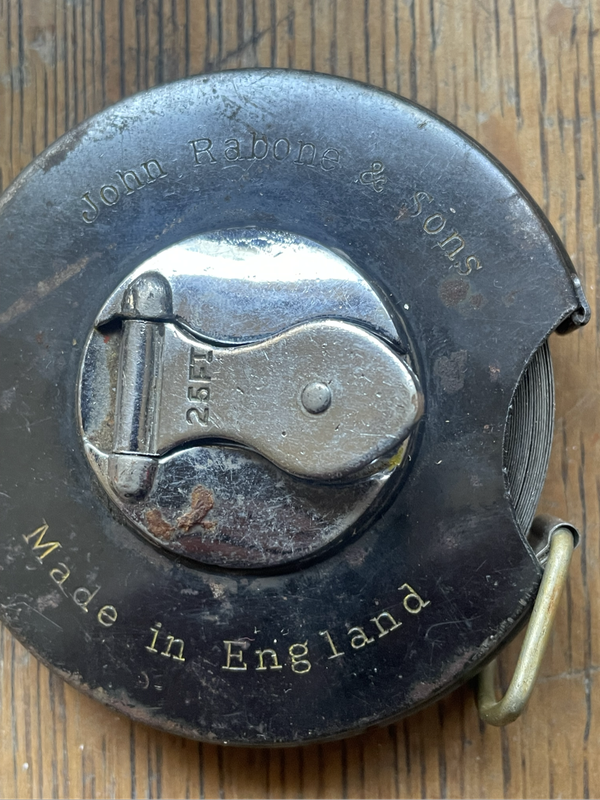 Vintage Tape Measure - John Rabone and Sons