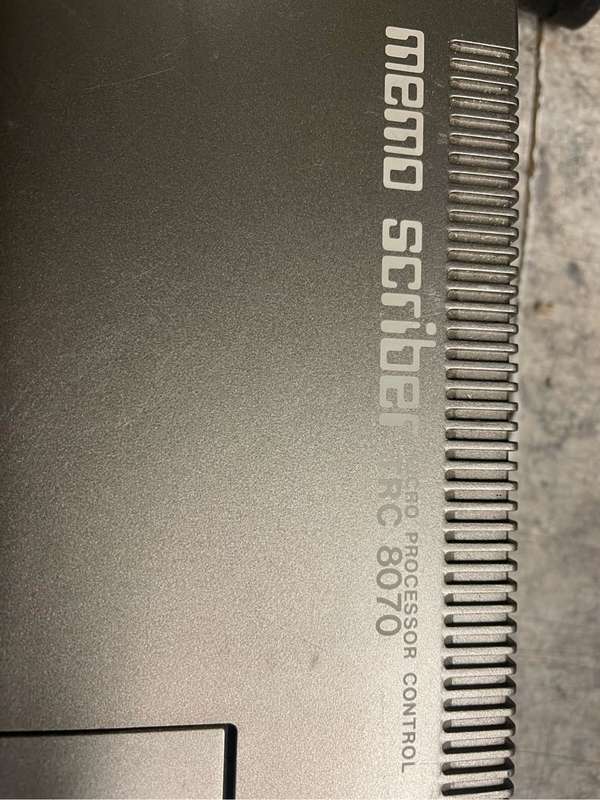 Tape deck - memo scribed