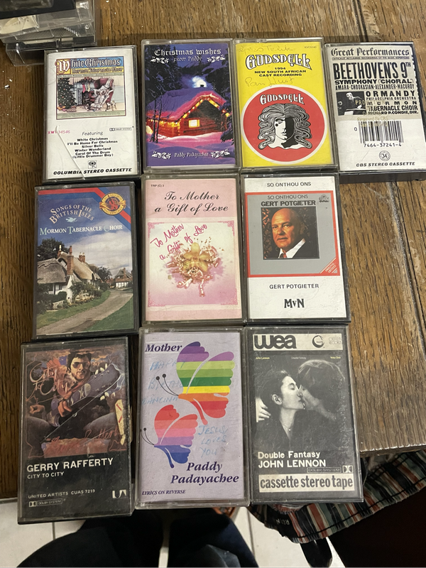 Cassette Tapes Job Lot