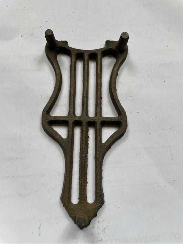 Vintage cast iron trivet