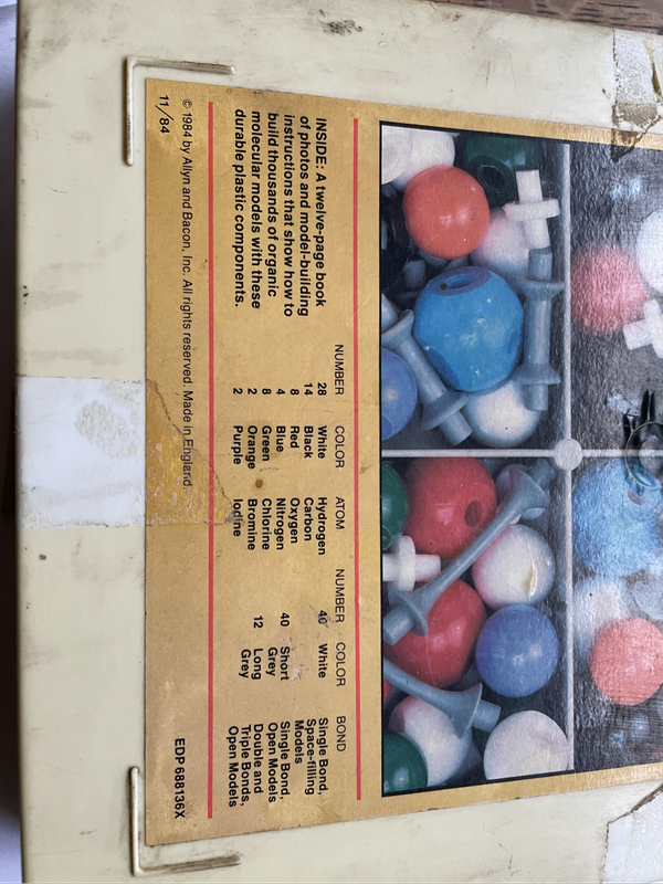 Vintage - Molecular Model Set for organic Chemistry