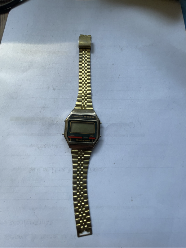 Vintage Digital Watch - Convoy Quartz