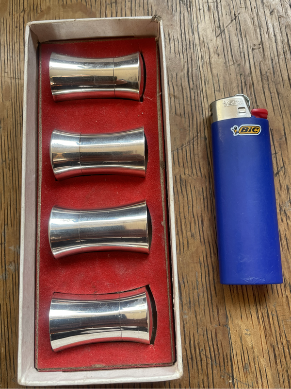 Salt and Pepper mills - silver plated