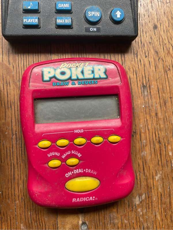 Vintage Handheld slot poker games