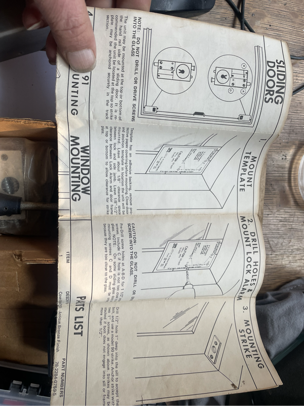 Vintage Door Alarm