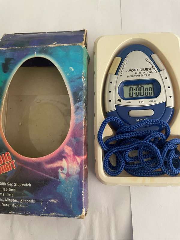 Sport timer . Timing watch.