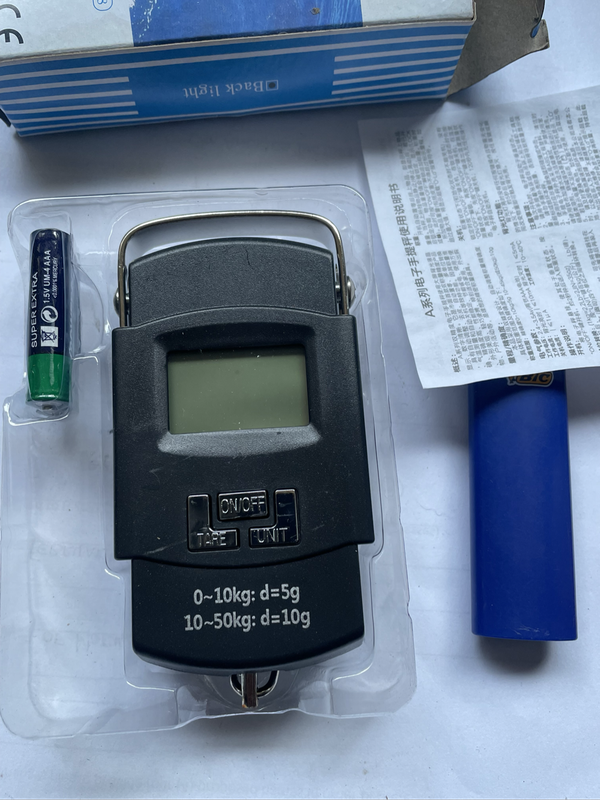 Portable electronic scale