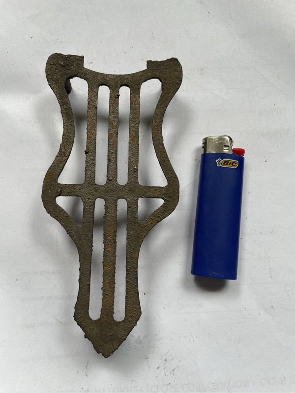 Vintage cast iron trivet