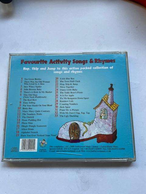 CD - Favorite Activity Songs and Rymes