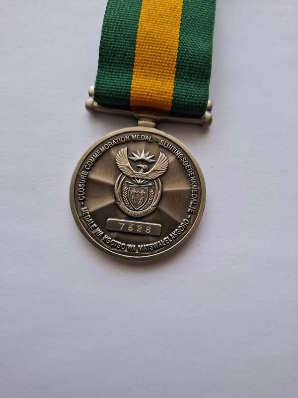 SANDF - Commando Closure medal - Full size