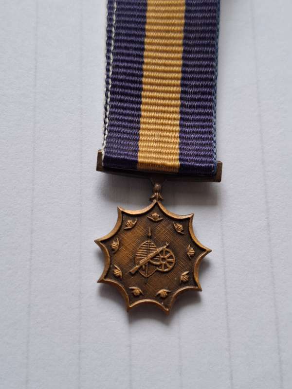 SADF -  MK Medal - Merit Medal in Bronze (MMB) - miniature
