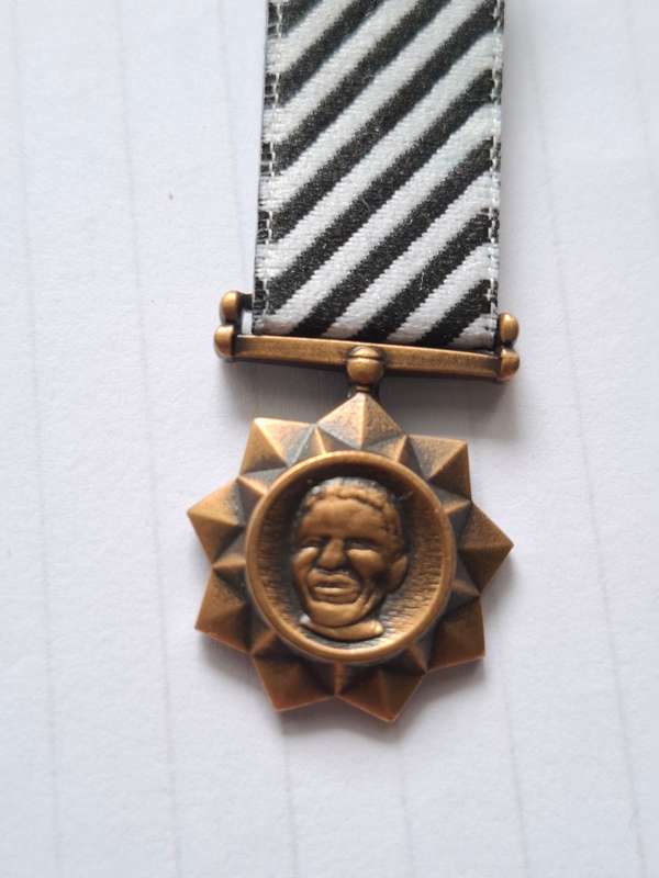 SADF - Mandela funeral miniature (Bronze)