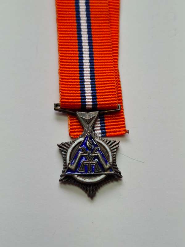SAP - Police Star for Merit medal - miniature