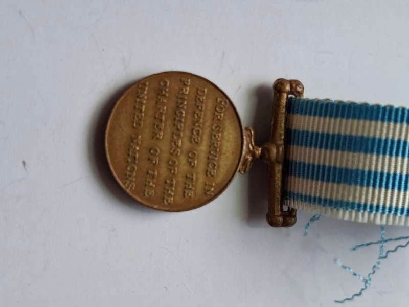 UN medal - miniature