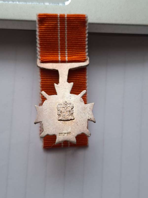 SADF - Honoris Crux decoration (Silver) - miniature
