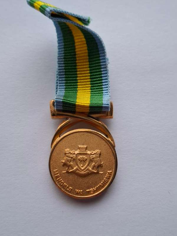 SADF / Homelands medal - Venda Long Service medal in Gold - miniature