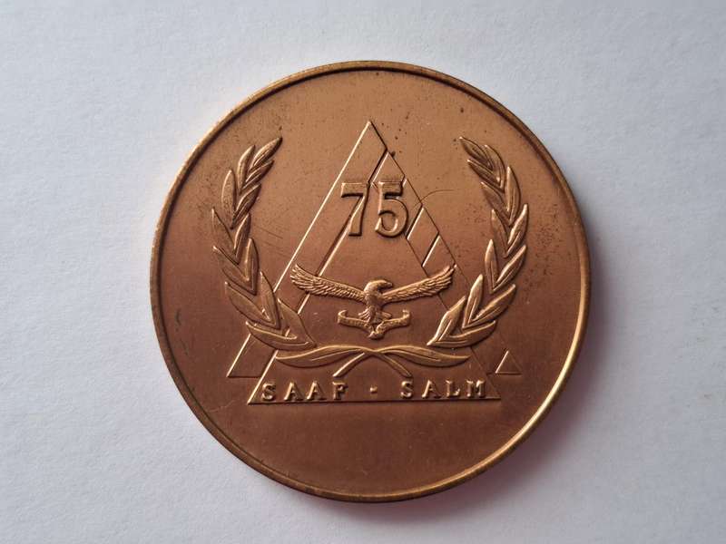 SADF - 75 Year medallion - SAAF