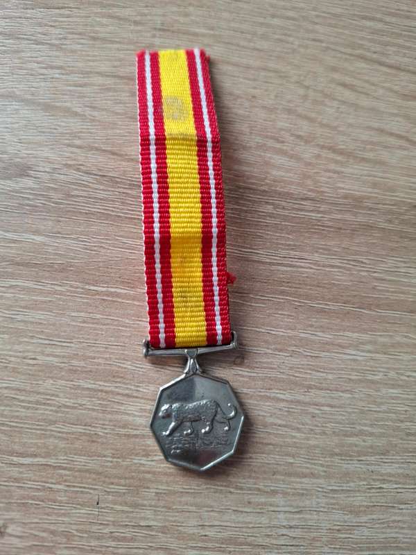 SADF - Bophuthatswana Nkwe Medal - miniature
