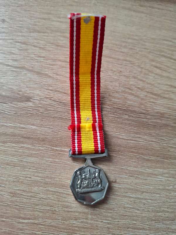SADF - Bophuthatswana Nkwe Medal - miniature