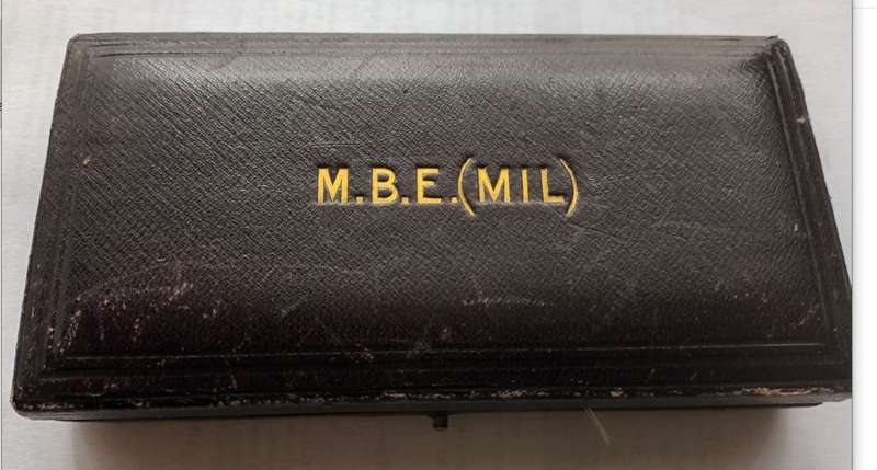 MBE (Civilian - in Military MBE box)