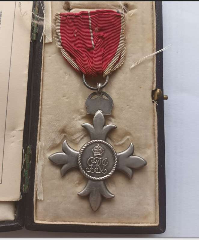 MBE (Civilian - in Military MBE box)