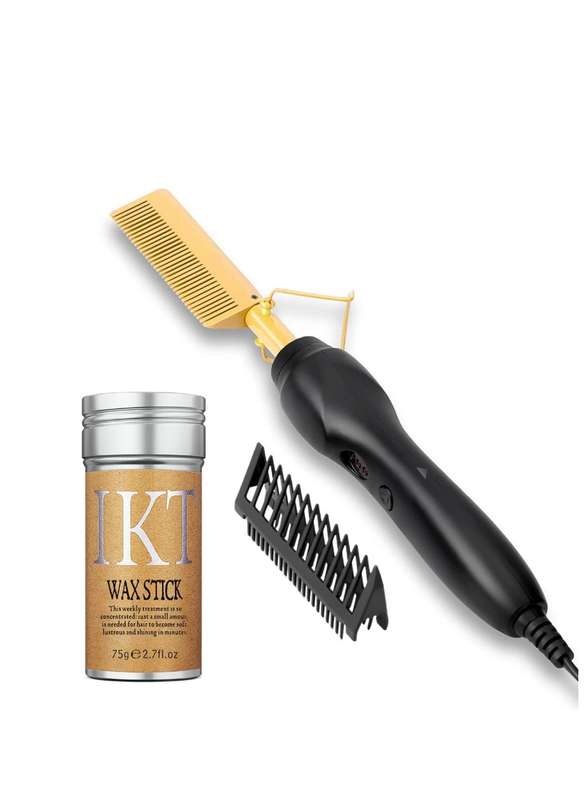 Hair Essentials Combo - (hot combo, wax stick, remover, elastic band and wig cap)