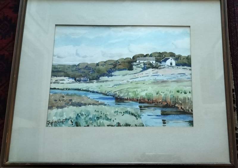 Sydney Carter - Water colour/Gouache