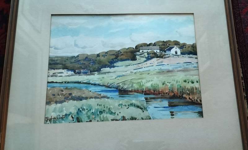 Sydney Carter - Water colour/Gouache