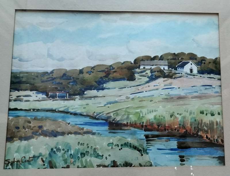 Sydney Carter - Water colour/Gouache