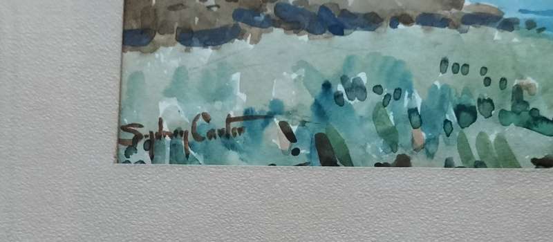 Sydney Carter - Water colour/Gouache