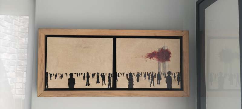 Anton Brink - "Lost horison, lost perspective" New York Twin Towers