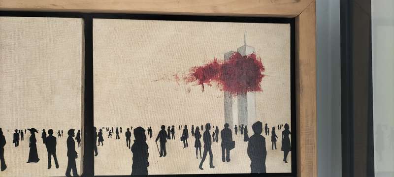 Anton Brink - "Lost horison, lost perspective" New York Twin Towers