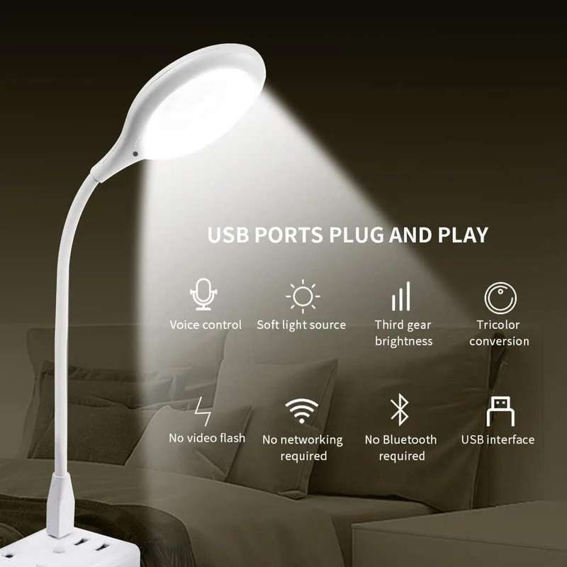 Intelligent Voice Control USB Lamp