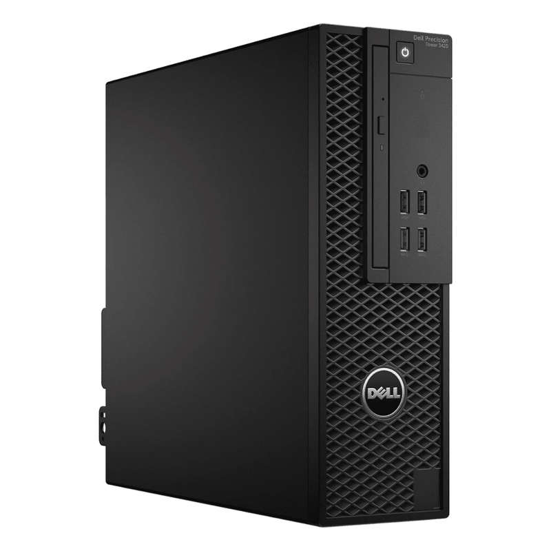Dell Precision Tower 3420 SFF Desktop PC - Intel Core i5-6500 6th Gen, 8GB DDR4 Ram, 256GB SSD, W...