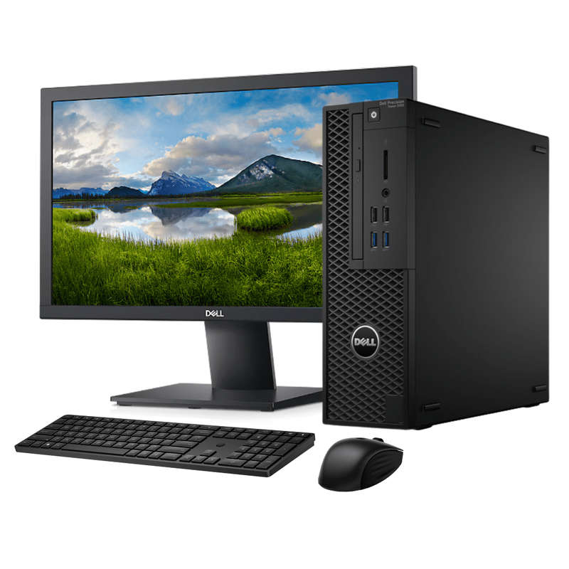 Dell Precision Tower 3420 SFF Desktop Combo - Intel Core i5-6500 6th Gen, 8GB DDR4 Ram, 256GB M.2...