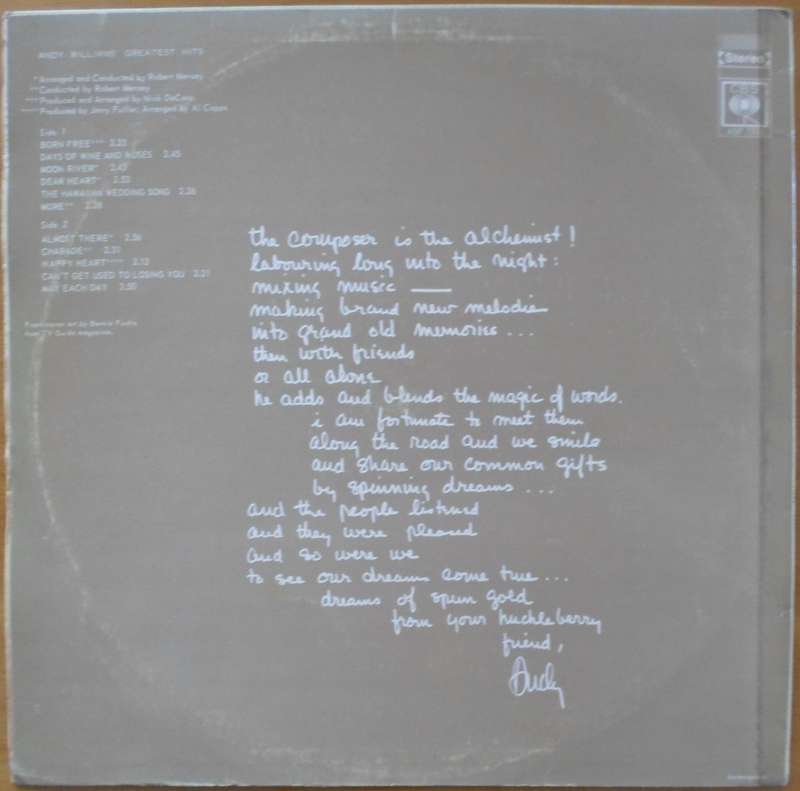 Andy Williams - Andy Williams` Greatest Hits