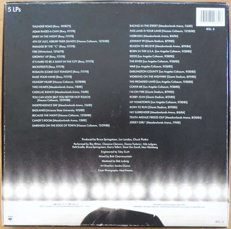 Bruce Springsteen & The E Street Band - Live/1975-85
