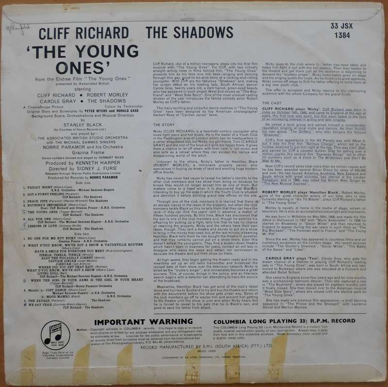 Cliff Richard and The Shadows - The Young Ones