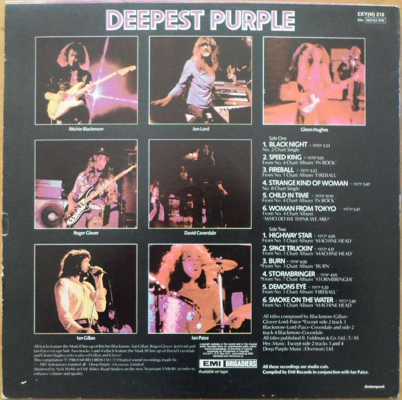 Deep Purple - Deepest Purple (The Very Best of Deep Purple)